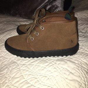Boy’s Suede Ralph Lauren Polo Boot